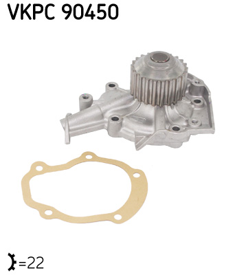Vodné čerpadlo, chladenie motora SKF